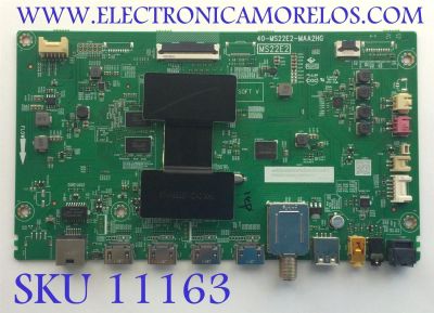 MAIN PARA SMART TV TCL 4K RESOLUCION (3840 X 2160) / NUMERO DE PARTE 08-MS22E03-MA200AA / 40-MS22E2-MAA2HG / 08-MS22E03-MA300AA / V8-ST22K01-LF / GTC011014W / DISPLAY HV750QUB-F91 / MODELO 75S431